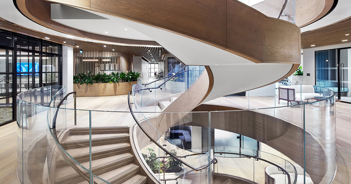 Grain House Feature Staircase